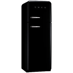 Smeg FAB30RF Fridge Freezer, A++ Energy Rating, 60cm Wide, Right-Hand Hinge Black
